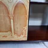 Wardrobe, 1950s bookcase, brass print / tips.