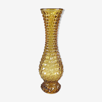Vase empoli italien empoli pointe de diamant 30 cm