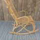 Rocking chair en rotin
