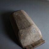 Large Wabi Sabi Carved Wood Bowl