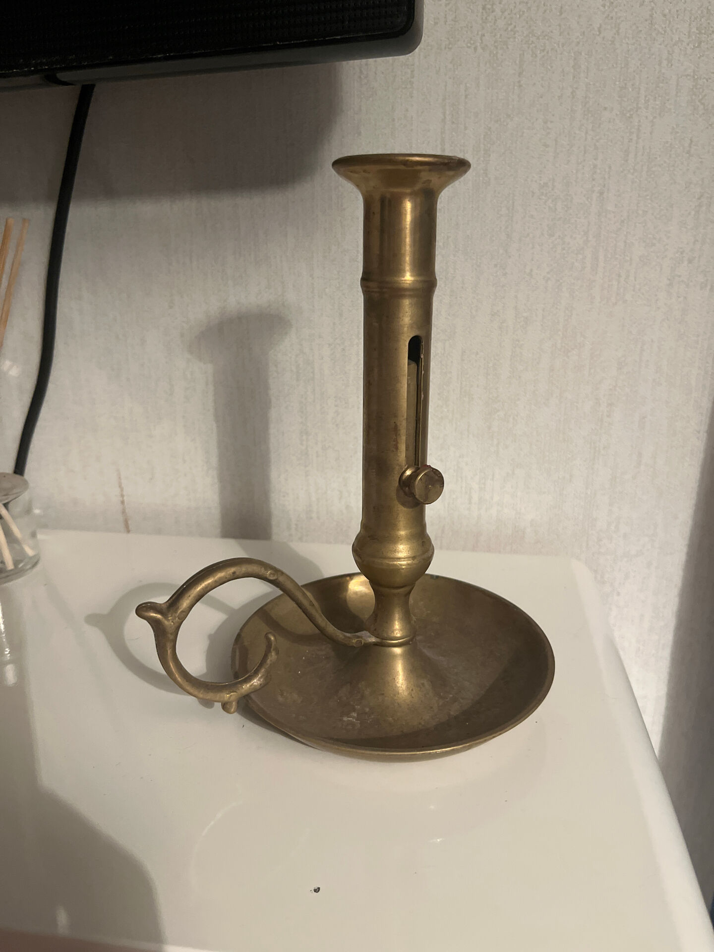 Brass candlestick