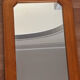 Large octagonal wall mirror in pine, 1970s – 103 × 40 cm