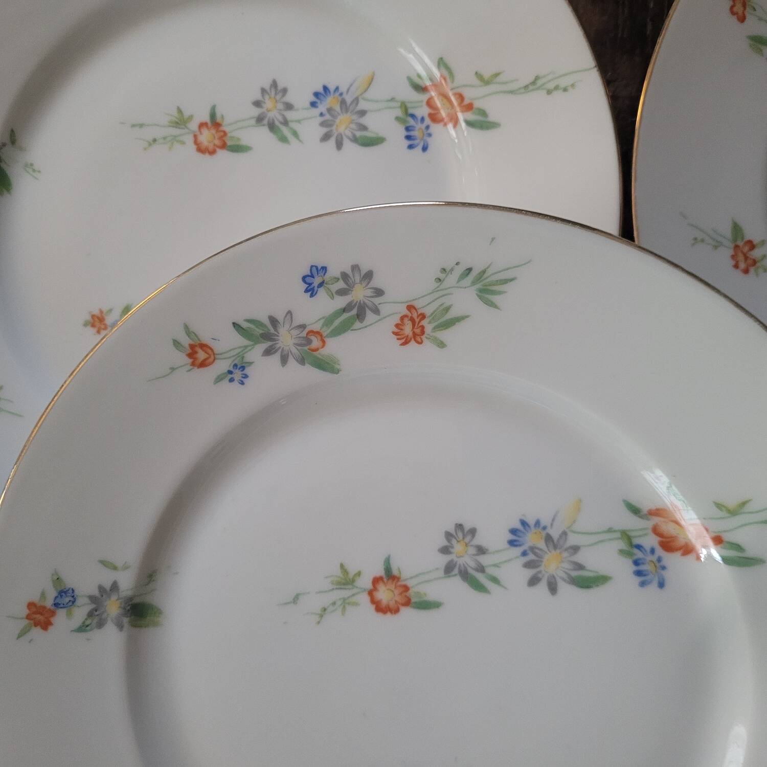 8 flat plates Limoges 60s