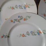 8 flat plates Limoges 60s