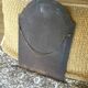 Antique tall round mirror