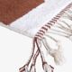 Tapis fait main marron 250cmx150cmn