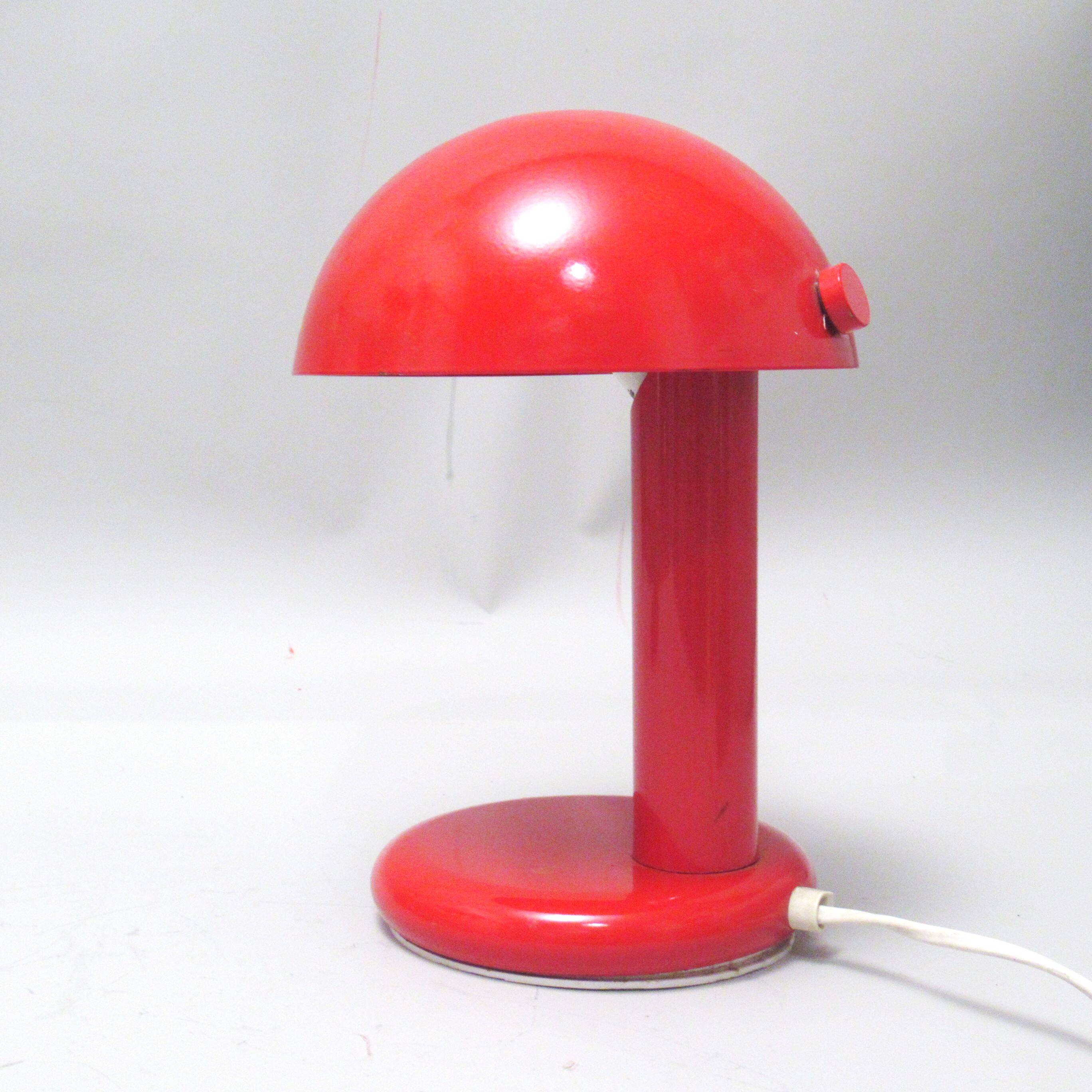 1980s mushroom desk lamp