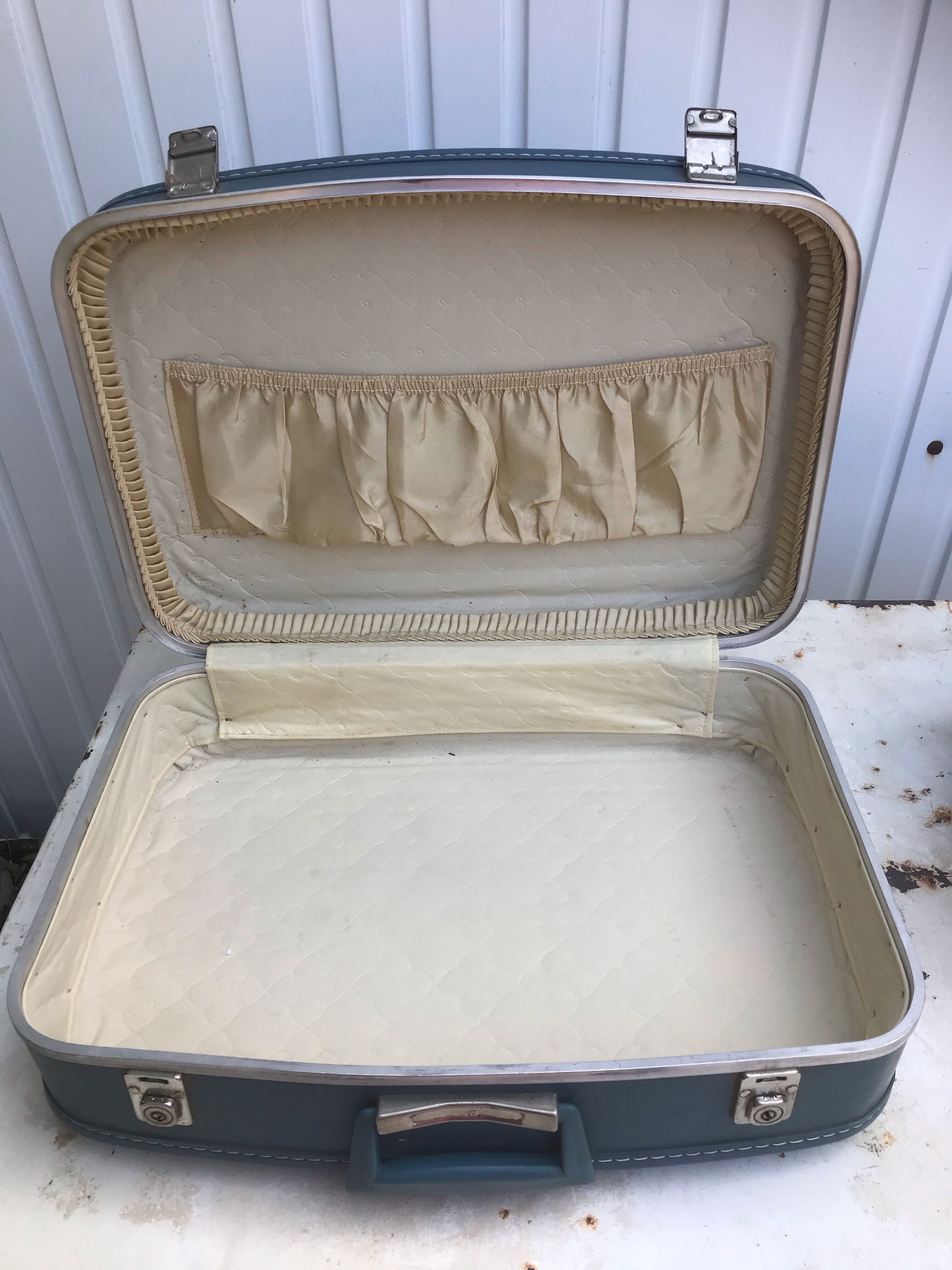 2 flight attendant suitcases