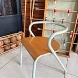 Hitier school chair in metal and wood