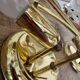 Set of Murano flower wall sconces