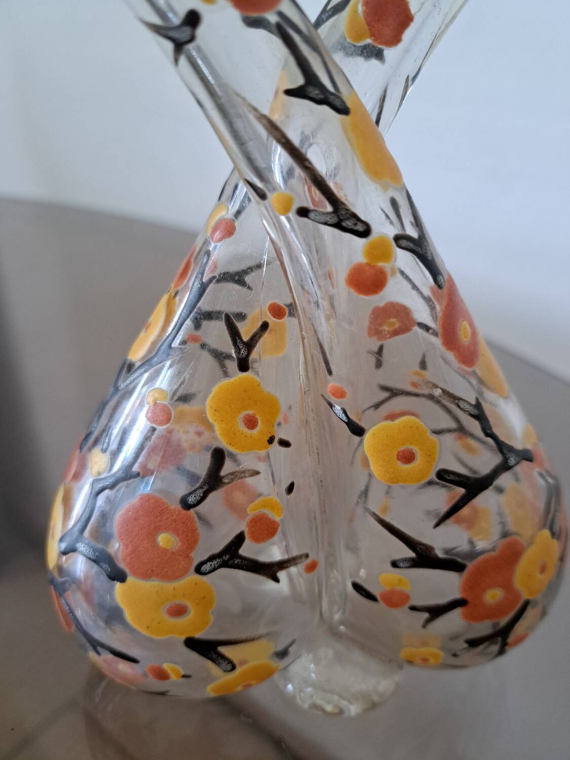 Small soliflore vase. Maison Delvaux Paris.