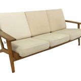 Canapé scandinave "GE-290", Hans J. Wegner, Getama, Danemark, 1960