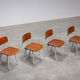 Four 1950 Revolt chairs by Design Friso Kramer