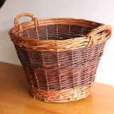 Large antique wicker basket