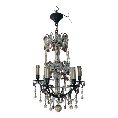 Lustre pampilles de couleurs