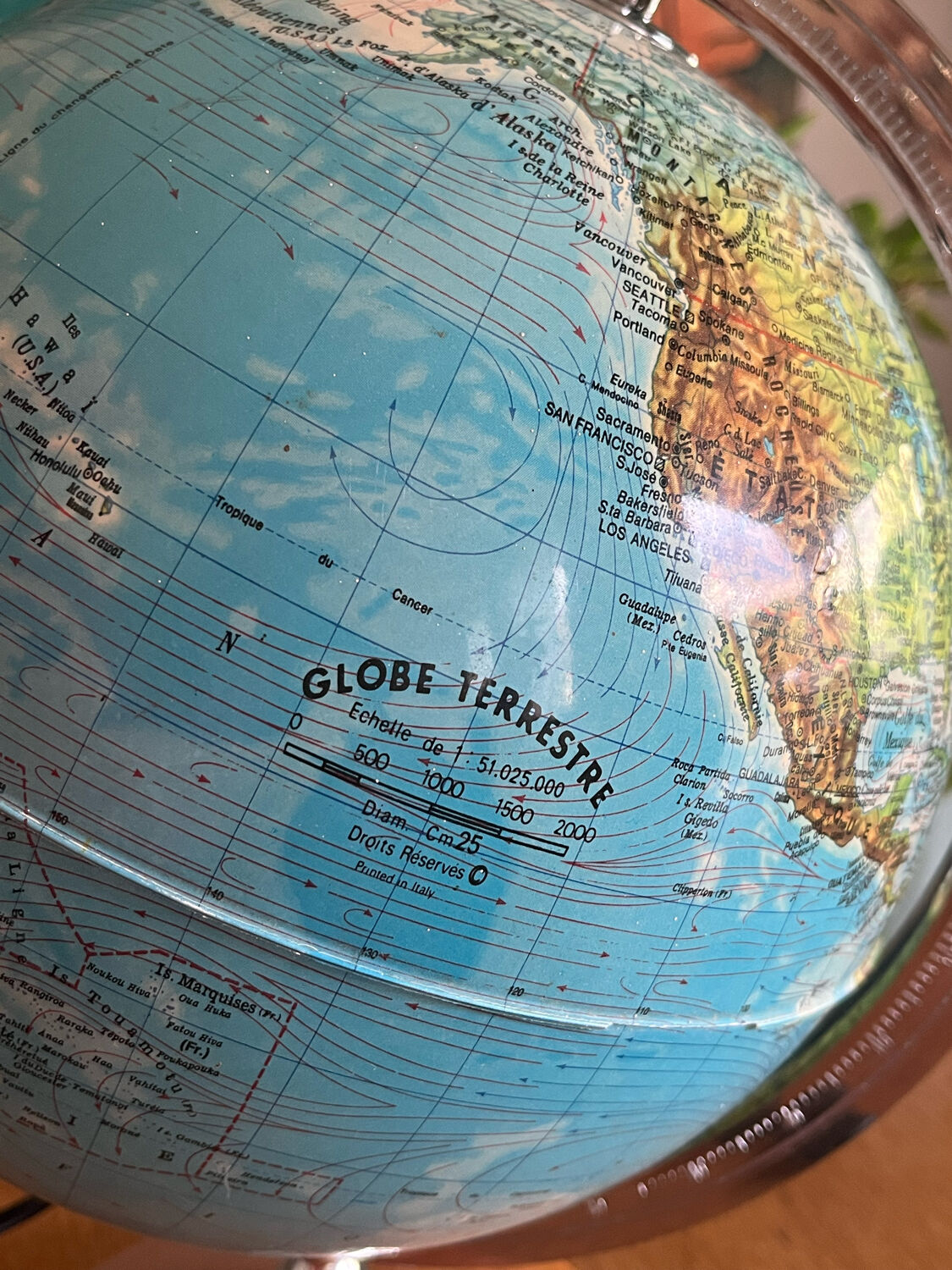 Vintage globe