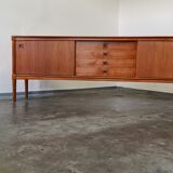 Vintage Danish design teak sideboard by Bramin