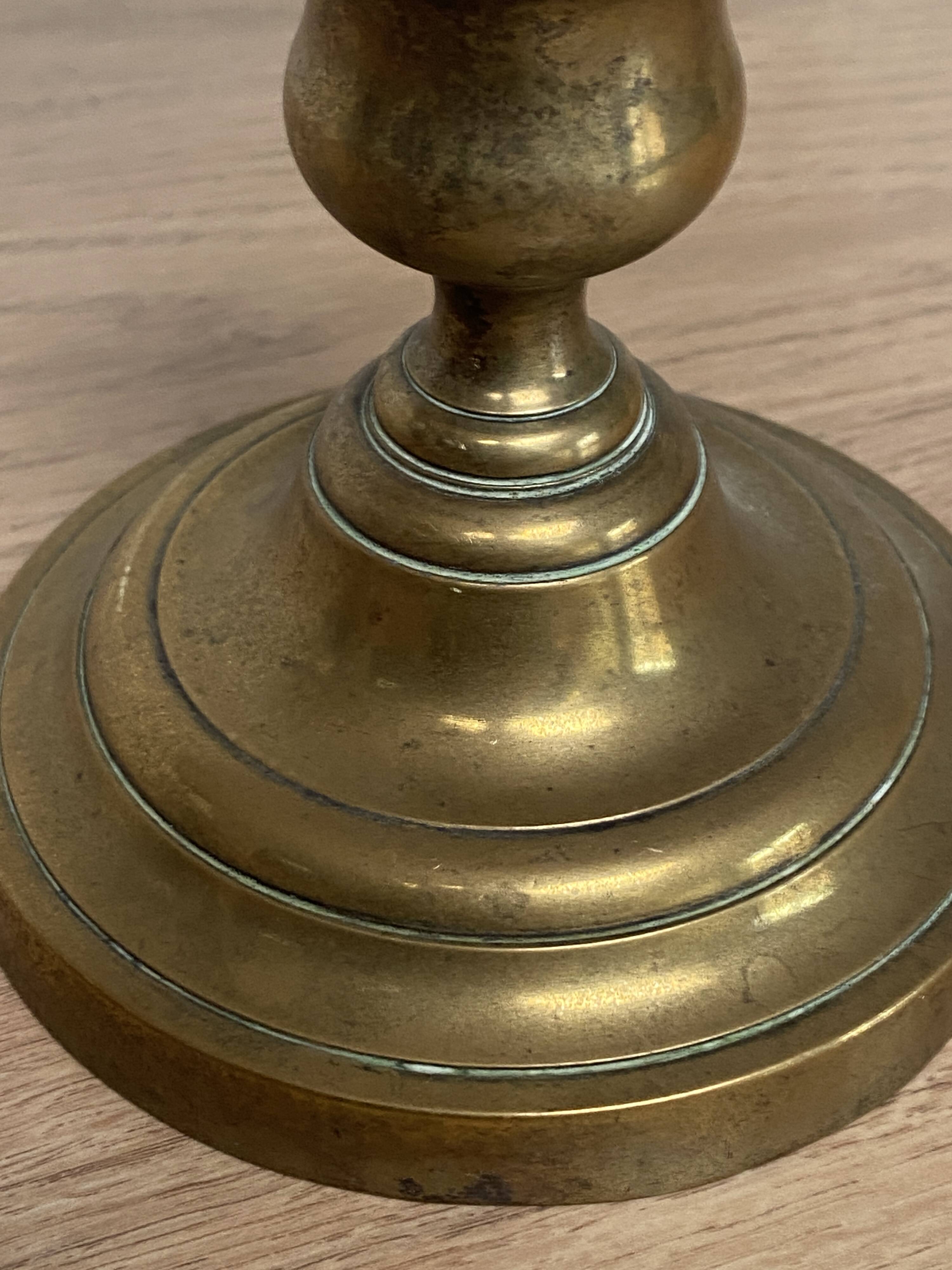 Brass candle holder