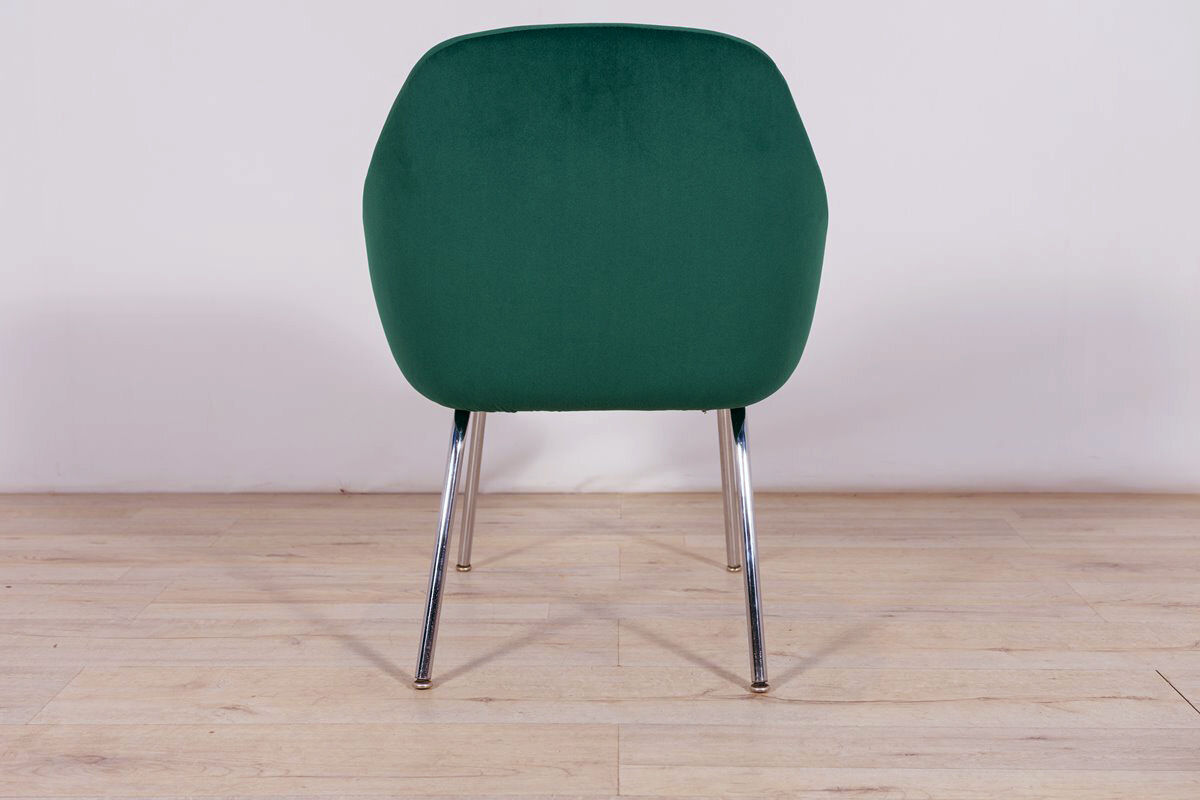 Armchairs chrome and fabric , 1960