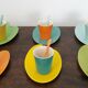 Coffee service Geneviève Lethu - Artist Palette model for 6 people