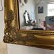 Miroir murale vintage doré avec reproduction "Les Quatre Saisons - L'A