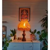 Flower table lamp