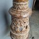 Large foot of openwork ceramic lamp ep 1960