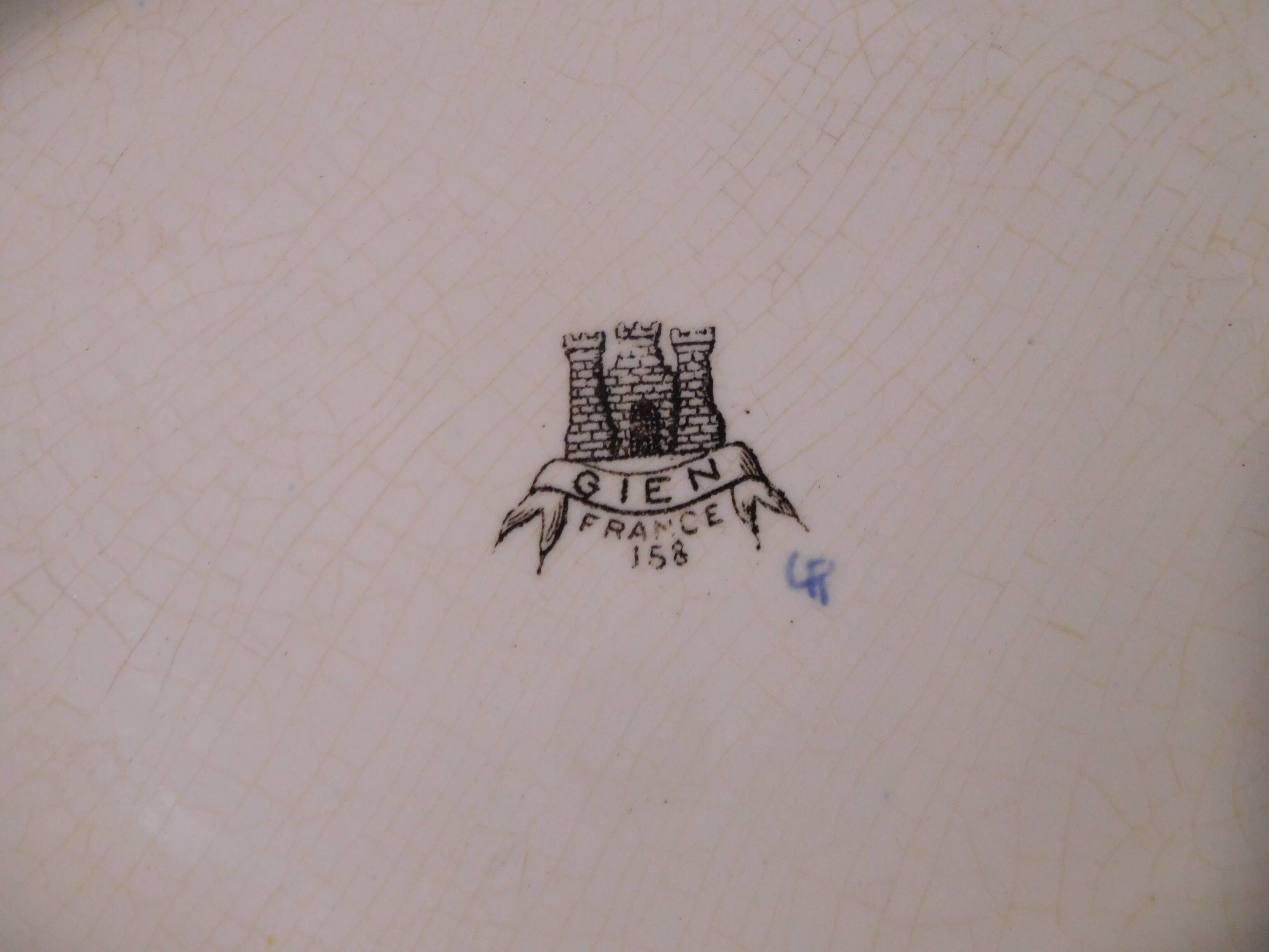 Gien earthenware cup