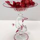 Présentoir à gâteaux en verre de Murano de style Renaissance par La Murrina, Italie