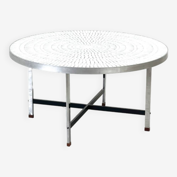 Table basse en mosaïque de céramique par Heins Lilienthal, 1960