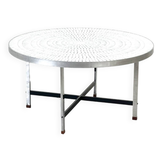 Table basse en mosaïque de céramique par Heins Lilienthal, 1960