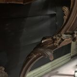 Louis XV console in carved and patinated wood, 18th century period