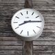 Brillié factory / industrial wall clock - satellite - 1950s