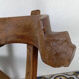 Brutalist bench bull's head file
