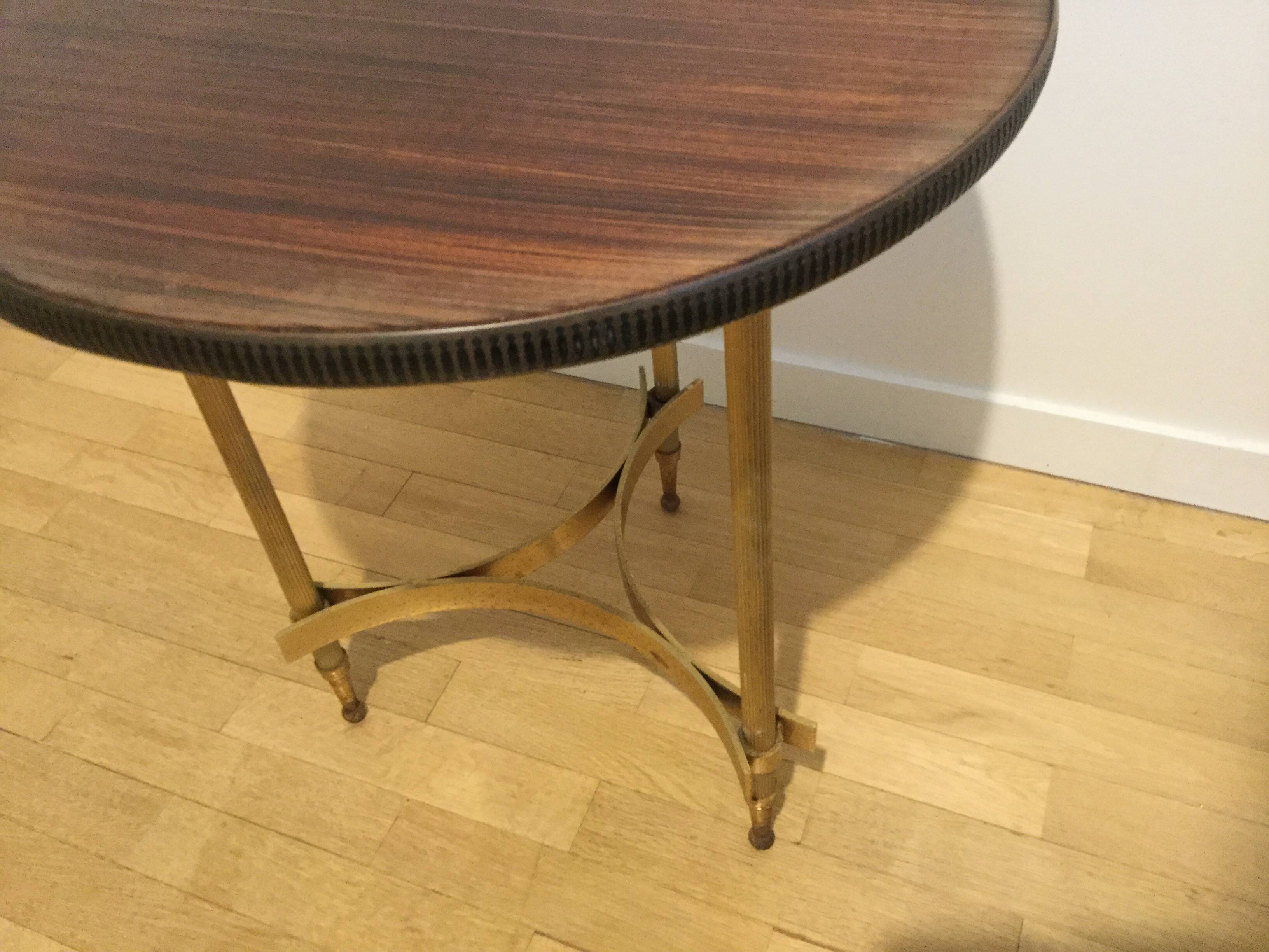Vintage 70s pedestal table