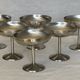 Set of 6 vintage ice cream bowls by Guy Degrenne from the 1980s.