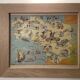 Old poster illustrated map of Brittany 1935 - JP Pinchon