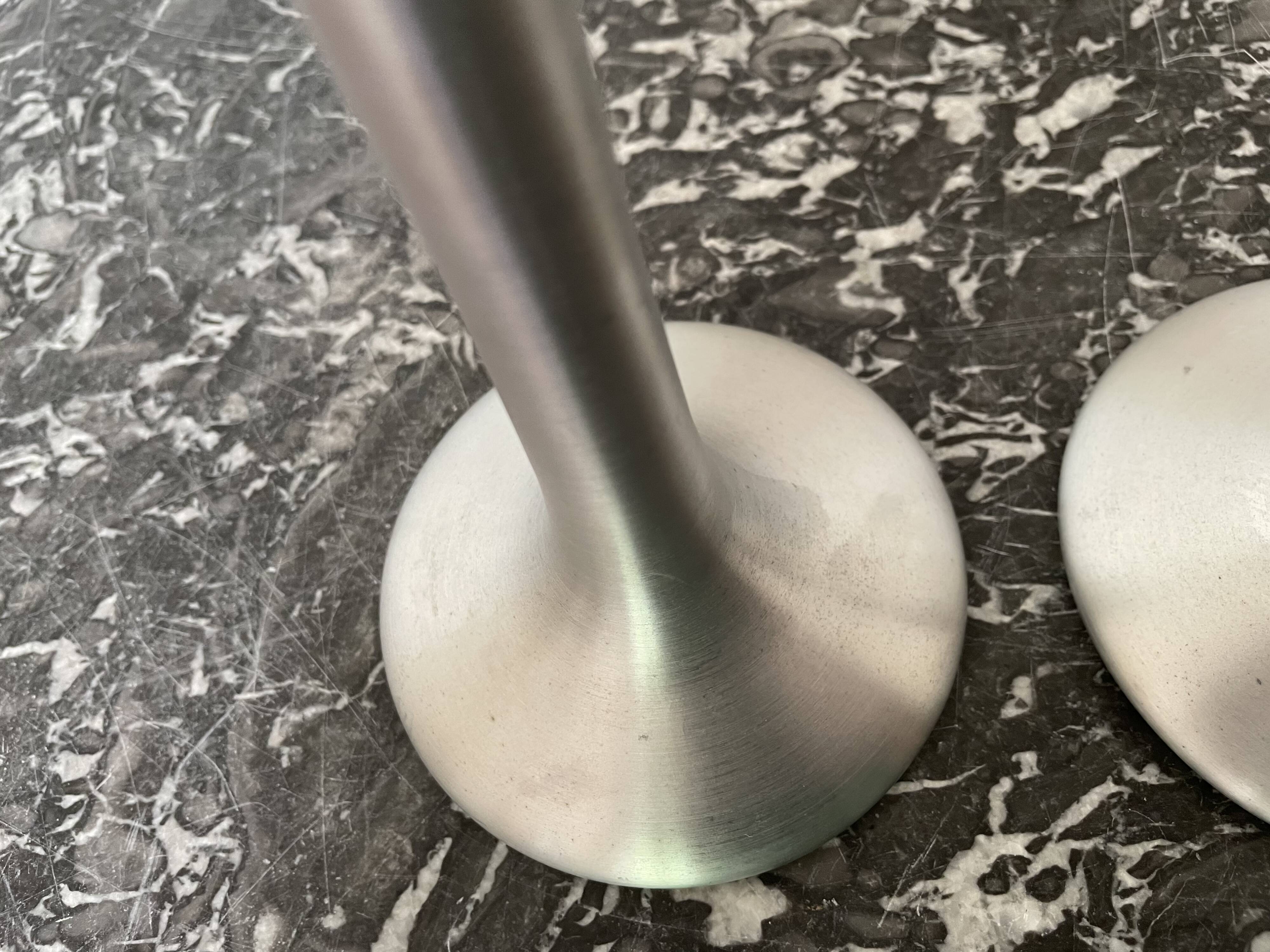 Ikea brushed aluminum candle holders kagla model