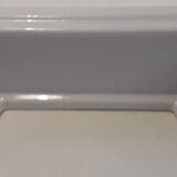White ceramic shelf