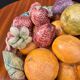Fruit basket trompe l'œil Portugal 1970s