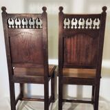 Paire de chaises bretonnes fin 19e siècle