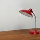 Lampe de table articulée en métal rouge 6786 par Christian Dell pour Kaiser Idell, années 1960