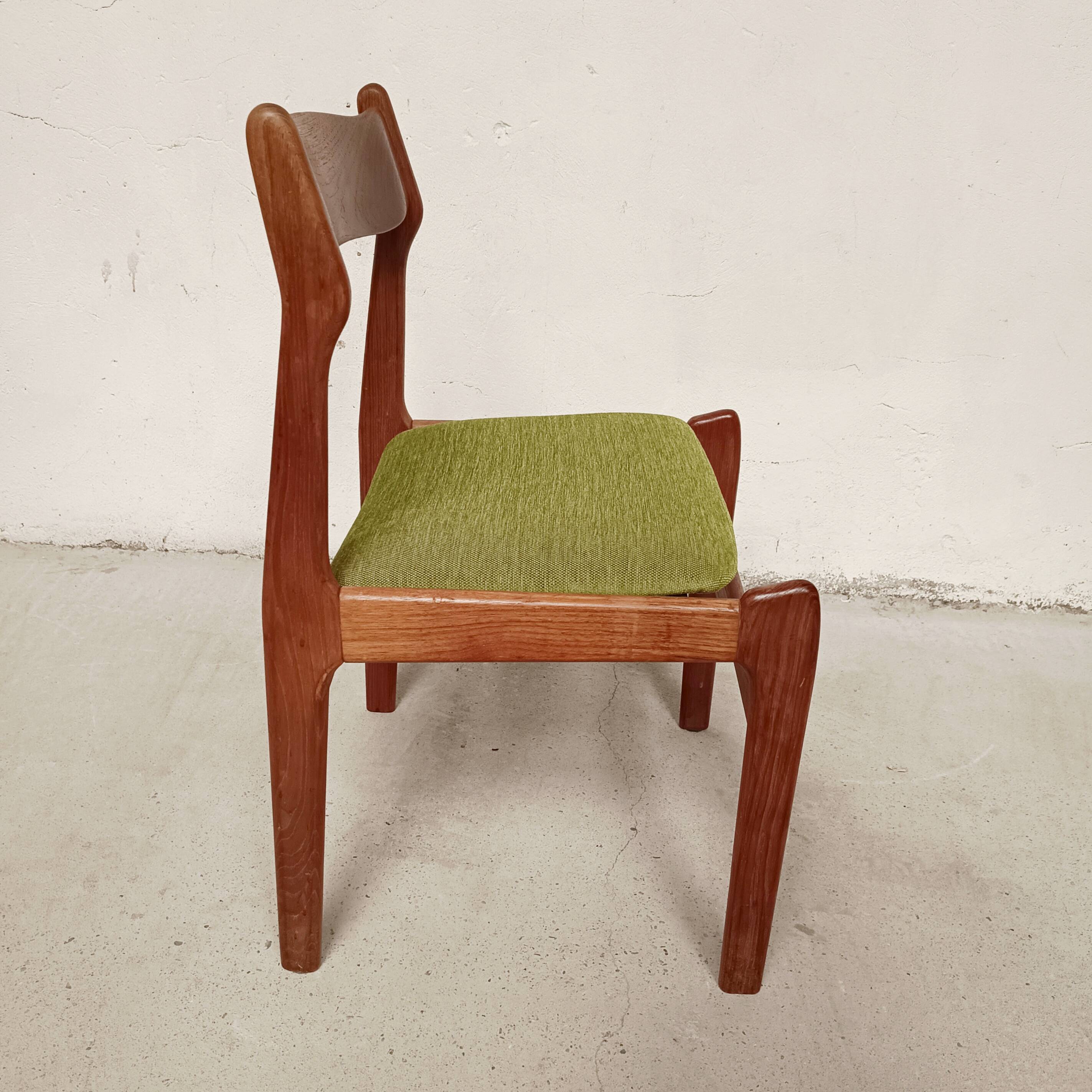 4 chaises scandinaves, 1960