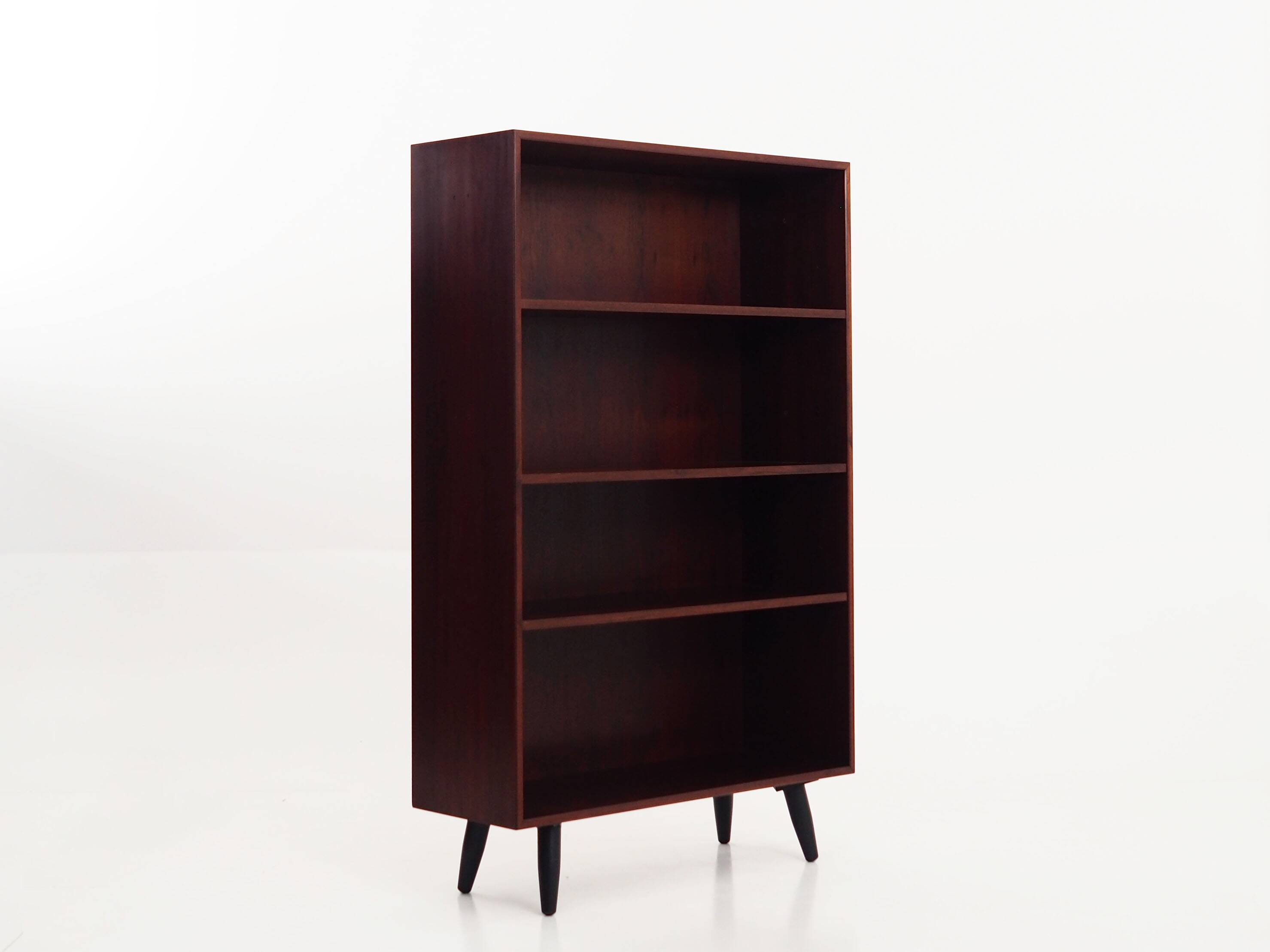 Rosewood bookcase, Danish design, 1970s, production: Hjørnebo