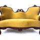 Rococo sofa, France, around 1900 after renovation