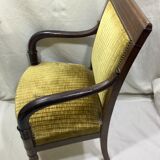 Charles X mahogany armchair