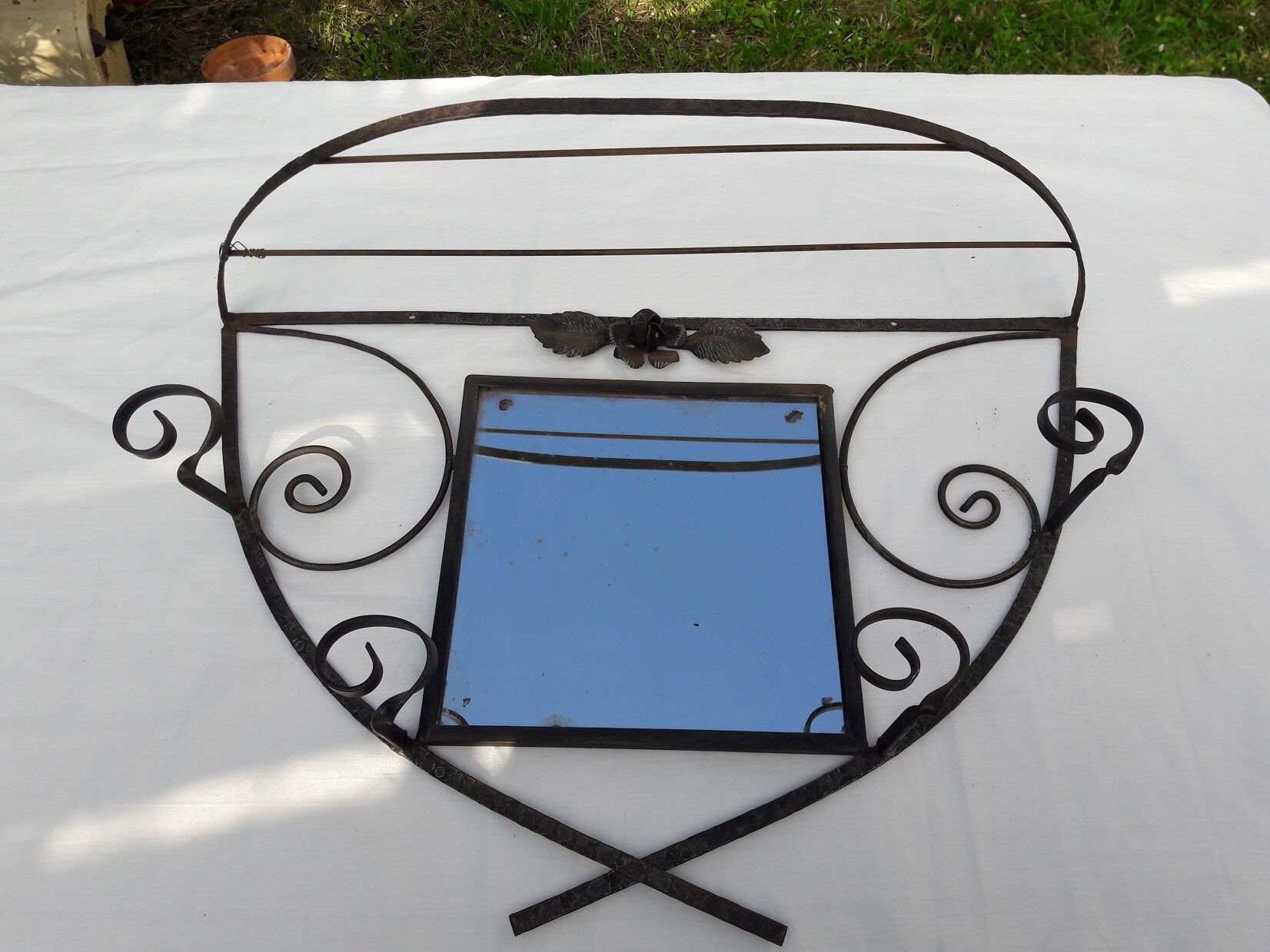 Miroir portemanteau, 60x41 cm