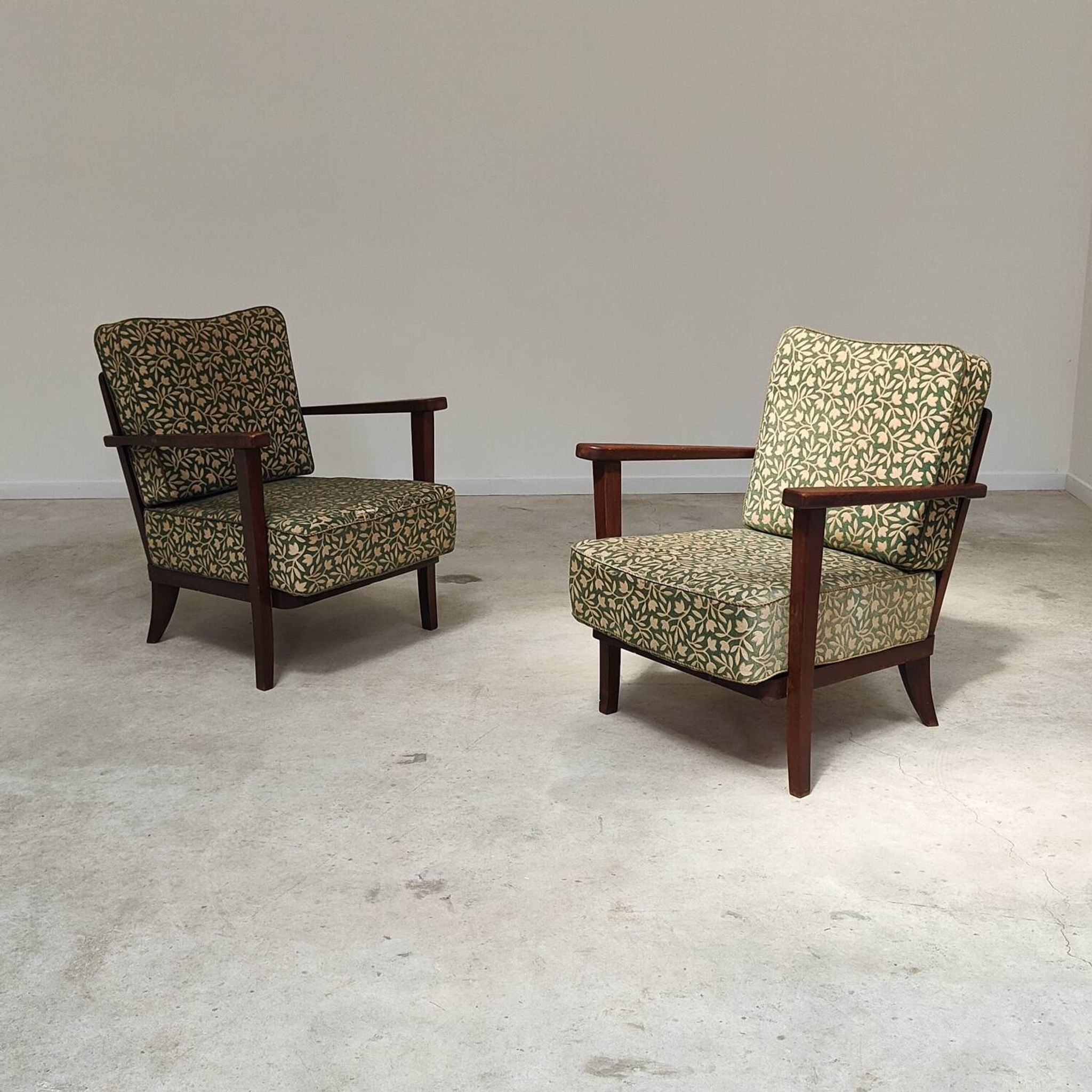 Paire de fauteuils art déco Ziara pravenec
