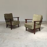 Paire de fauteuils art déco Ziara pravenec