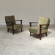Paire de fauteuils art déco Ziara pravenec
